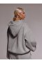 Unisex Women's and Men's Design Text Printed Oversize 3 Thread Hooded Sweatshirt and Baggy Sweatpants - 3