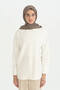 Cotton Naia Blend Natural Scarf - Mink