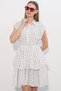 Women's Zero Sleeve Folded Dress 1572 - A.White - 3