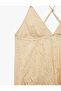 Comfortable Fit Thin Straps V-Neck Ruched Pajama Top - 3