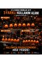 6-Piece Mini Pumpkin Candle Holder Set – Halloween, Halloween Table Decoration and Decorative Candle Holder Set for Table and Party Decoration - 5