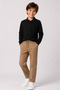 Boys' Polo Collar Long Sleeve School T-Shirt - Cotton Breathable Fabric Non-Fraying Collar - 2
