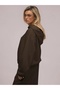 Unisex Women's and Men's Sports Letter Printed Oversize 3 Thread Hooded Sweatshirt and Baggy Sweatpants - 3
