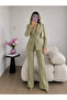 Glittery Piping Jacket and Trousers Double Blazer Set
