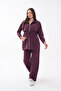 Front Robali Pocketed Zippered Pique Modal Suit - 2