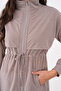 Front Robali Pocketed Zippered Pique Modal Suit - 8
