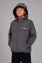 Boys' Nova Fabric Quilted Lined Hooded Waterproof Raincoat