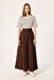 Crush Textured Maxi Skirt - 3