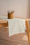 100% Cotton Guipure Runner Soft Green Lace Linen Textured Tablecloth 40X180 cm - 3