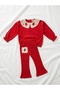 Girl's Red Strawberry Set 100% Cotton Spanish Tights Stylish Model Seasonal - 8