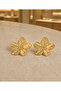 Women's Floral Patterned Flower Earrings - 2