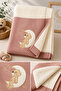 Soft Teddy Bear Embroidered 90X90 Welsoft Knitwear Baby Blanket