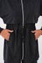 Front Robali Pocketed Zippered Pique Modal Suit - 8