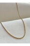Steel Necklace Simple Chain Gold Stainless - 4