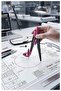 Blue Metal Precision Compass Set 3 Pieces 1 Piece Maped 291010 Technic Precision Professional Compass Project - 3