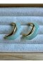 Uçuk Blue Acrylic Gold Earrings - 2
