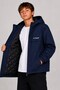 Boys' Nova Fabric Quilted Lined Hooded Waterproof Raincoat - 2