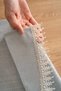 Guipure Cotton Runner - Soft Blue Color 40X140 cm - 3