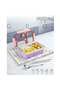 Twisoo3 Compartment Design Sealed Leakproof High Capacity Food Container Stainless Steel Bento Lunch Box With Cutlery - 3