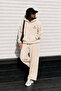 Unisex Men's and Women's Movement Printed Oversize 3 Thread Hooded Baggy Bottom Tracksuit Set - 4