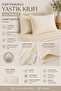 100% Cotton Akfil Elastic Bed Sheet Set 180X200 cm 2 Pieces 50X70 Pillowcases - 6
