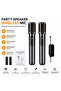 M8 Dual Wireless Handheld Microphones with 6.35 mm pin Receiver Easy Controls 25Hours Battery Backup and Wide Compatibility Black - 7