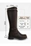 Aci Brown Double Buckle Stylish Women's Boots 124409 - 2