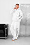 Unisex Men's Women's Macklin Sleeve and Leg Printed Oversize 3 Thread Hooded Baggy Bottom Tracksuit Set - 2
