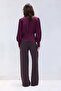 High waist belted pants - 4