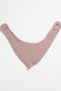 Oeko-Tex Certified Muslin Fabric Snap Fastener Baby Powder Drool Bib & Scarf (2 Pcs) - 2