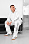 Unisex Men's Women's Macklin Sleeve and Leg Printed Oversize 3 Thread Hooded Baggy Bottom Tracksuit Set - 4