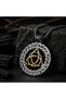 Stainless Steel Runic Symbols Norse Triquetra Mythological Viking Necklace
