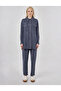 Pocket Detailed Lyocell Viscose Double Suit Dark Navy 76012-A - 3