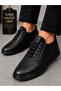 Men's Inner and Outer 100% Genuine Leather Casual Comfort Shoes – Black