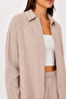 Oversize Muslin Shirt Pants Set Lsa0014 Stone - 4