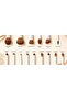 14 piece Pearl Make Up Brush Set, V- Shape Puff, Soft Canvas Bag, Make Up Bag - 6