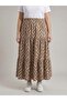 Plus Size Women's Elastic Waist Skirt - 2