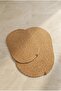Norelia Jute, Wicker, Bathroom Mat Set, Bathroom Basket Set, Toilet Seat Set Special Production Twisted and Tres Rope - 5