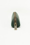 Genuine Calfskin Small Size Single Compartment Premium Zippered Pen Holder Khaki - 3