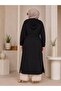 Hijab Plus Size Sandy Stylish Long Cardigan with Slits - 2