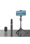 Selfie stick trepied + telecomandă Bluetooth - 3