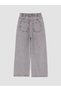 Özmarka New Season Mixed Wideleg Embroidered Girls' Jean Trousers - 3