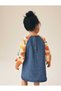 Girl's Denim Salopet Dress Long Sleeve Denim Gilet Dress - 4