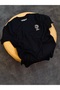 Messiah 100% Cotton Relax Fit Crew Neck Black Tshirt - 4