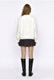 Text and Horse Printed Sweatshirt Ecru - 5