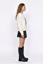 Text and Horse Printed Sweatshirt Ecru - 4