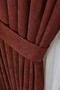 Tile Velvet Textured Background Curtain Single Panel 1/3 Sik Pile Plain Simple Suitable for Any Room - 2