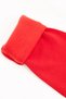 Crop Hooded Zippered Kangaroo Pocket Raised Hoodie Red Women's Sweatshirt - Lumen - 7