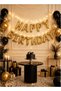 Happy Birthday Foil Balloon Banner Set 16 Inch Gold Letters Party Decoration - 8