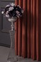 Tile Velvet Textured Background Curtain Single Panel 1/3 Sik Pile Plain Simple Suitable for Any Room